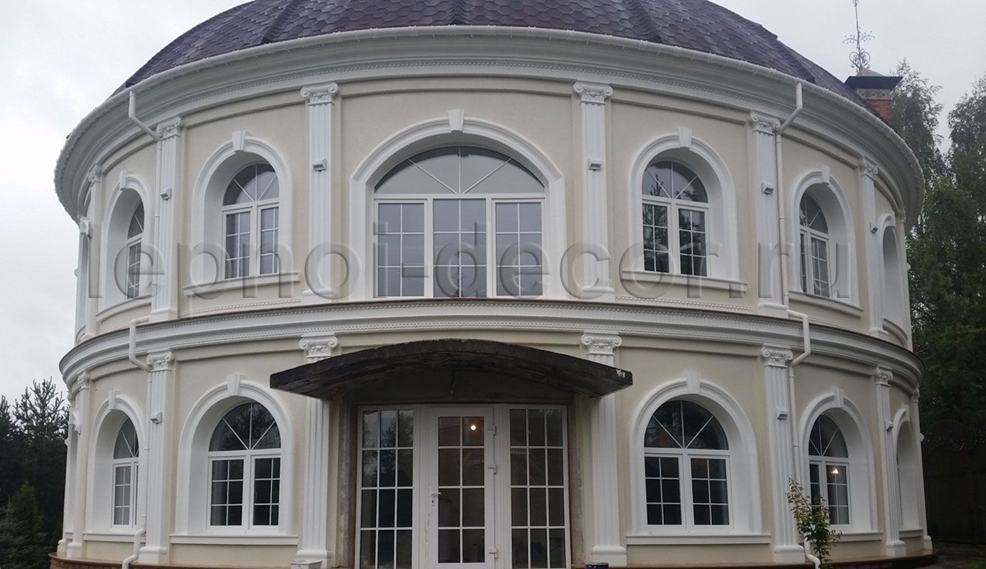 Отделка фасада дома в Московской области