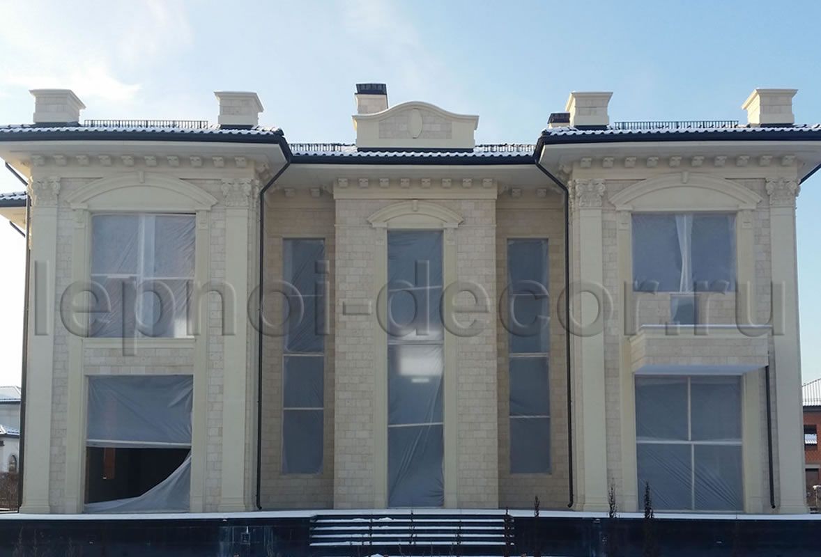 Отделка фасада дома - КП Миллениум парк