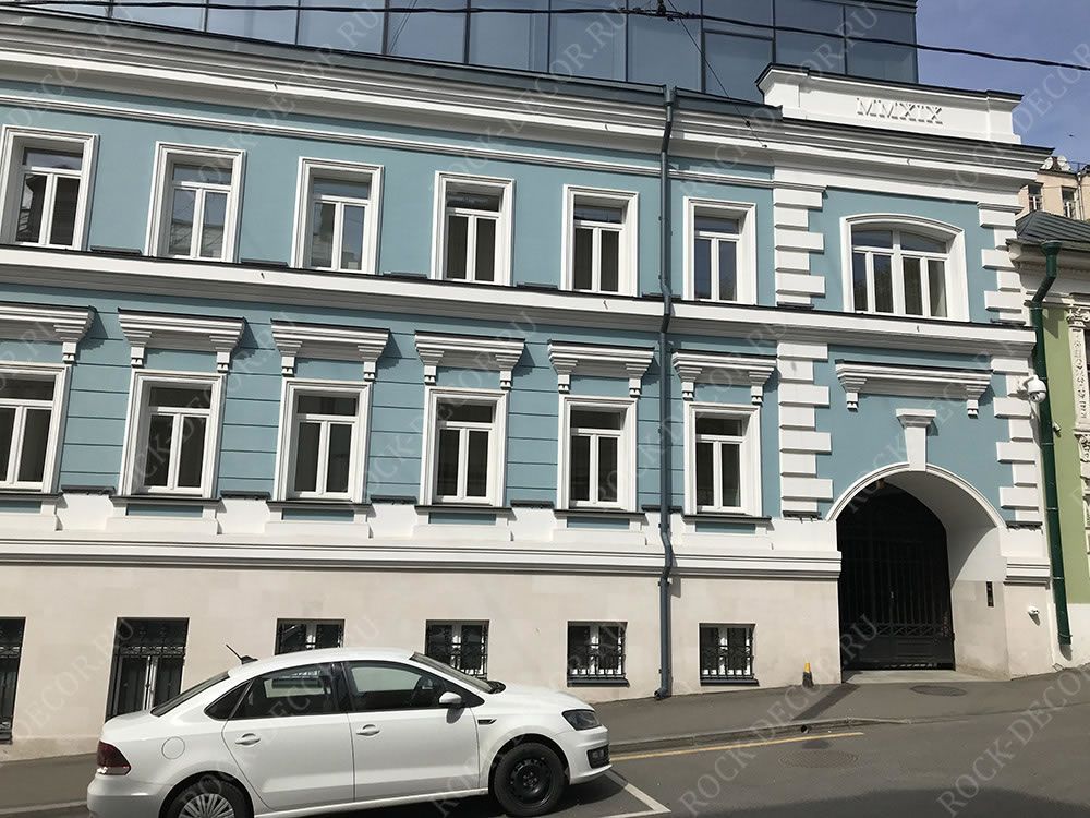 Фасад дома в Печатниковом переулке