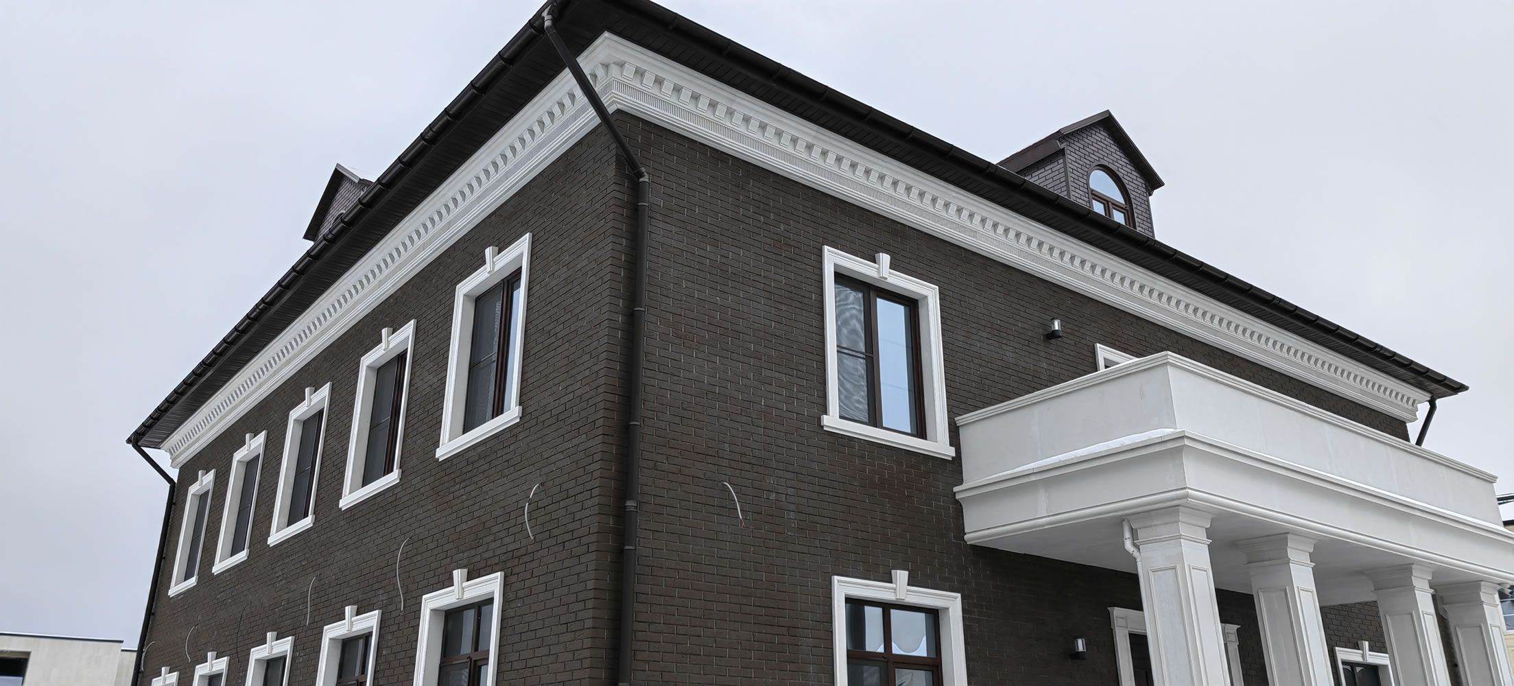 Отделка фасада дома - КП Агаларов эстейт