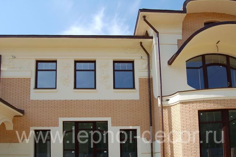 Отделка фасада дома - КП Лесной городок