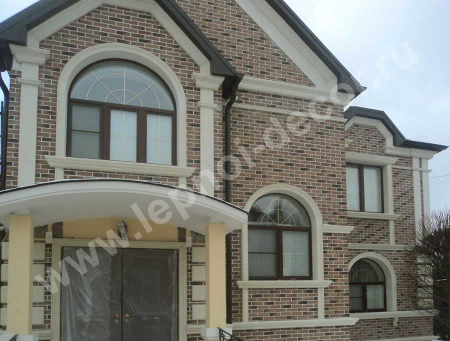 Отделка фасада дома по Киевскому шоссе