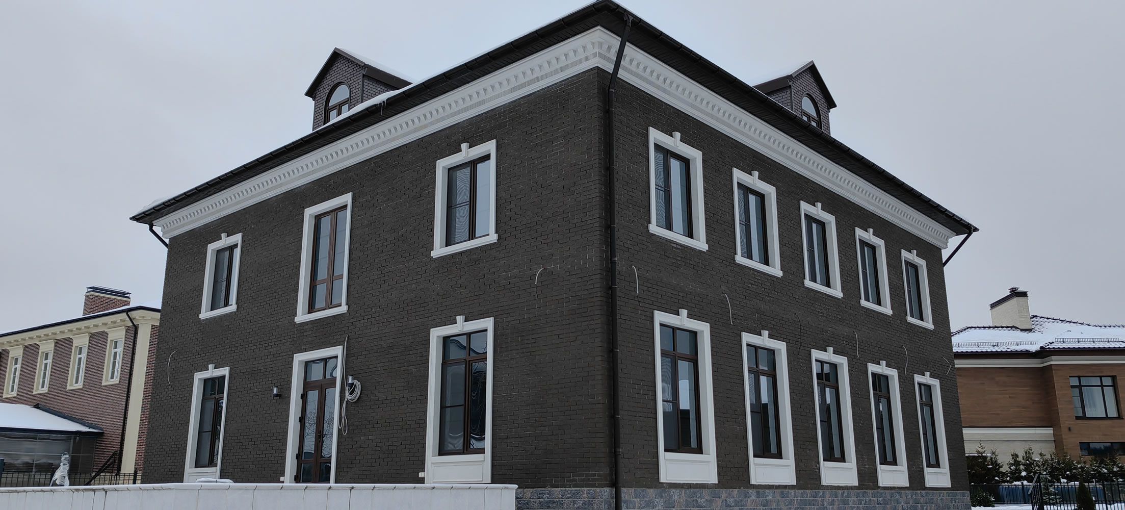 Отделка фасада дома - КП Агаларов эстейт