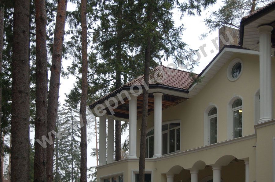 Отделка фасада дома - Николина гора