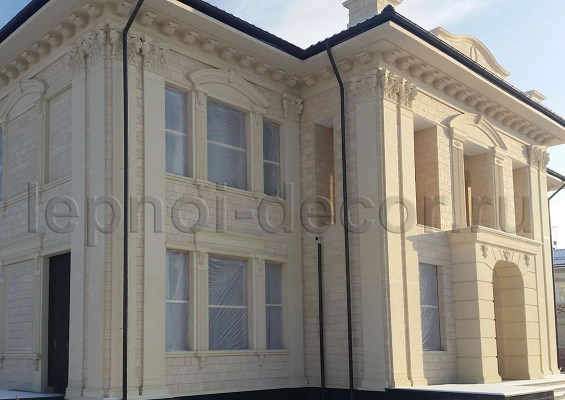 Отделка фасада дома - КП Миллениум парк