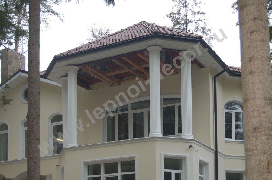 Отделка фасада дома - Николина гора