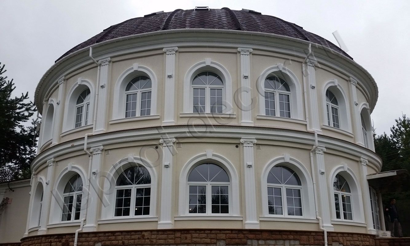 Отделка фасада дома в Московской области