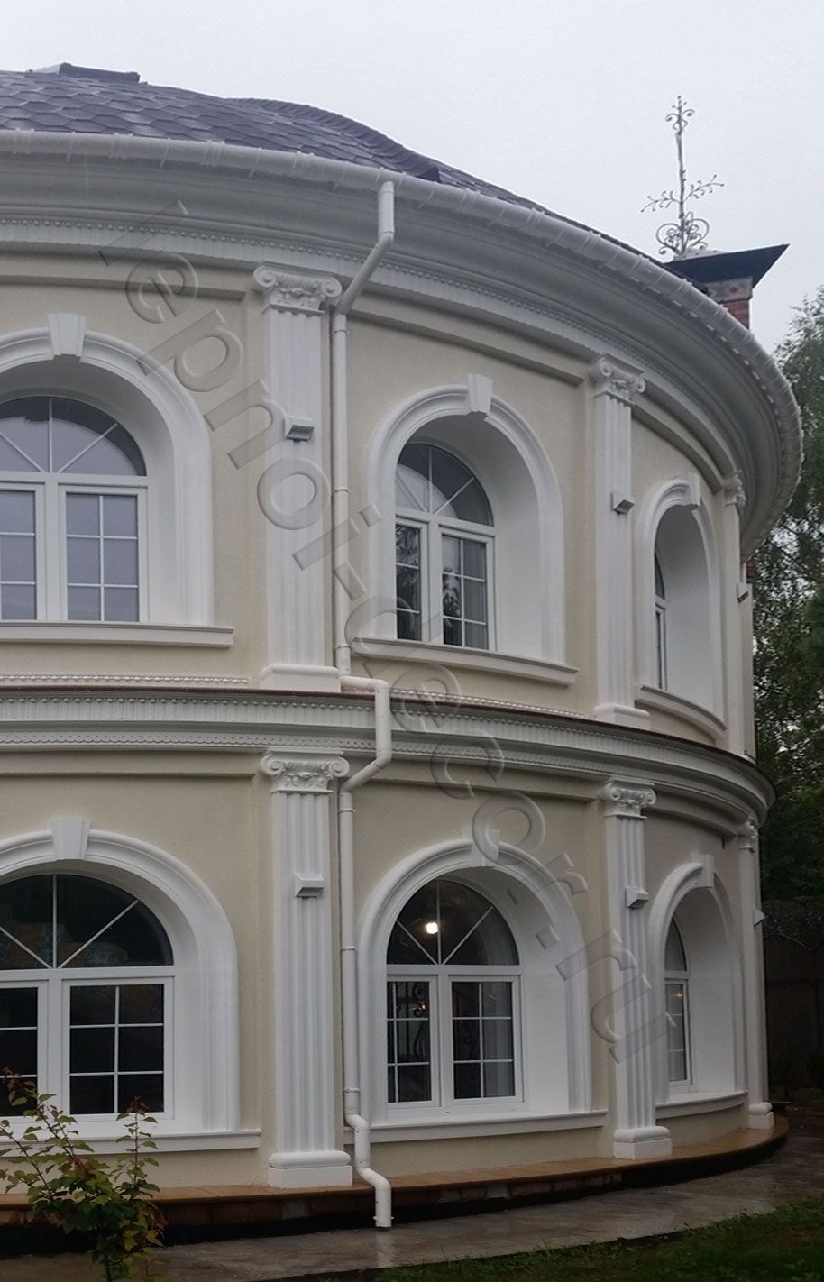 Отделка фасада дома в Московской области