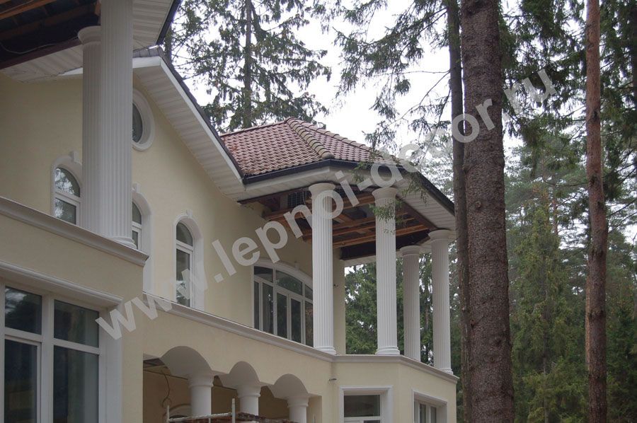 Отделка фасада дома - Николина гора