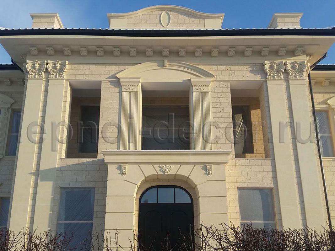 Отделка фасада дома - КП Миллениум парк