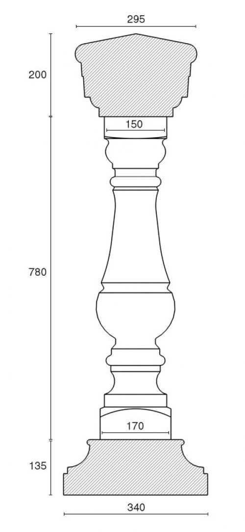 Балясина BL 8