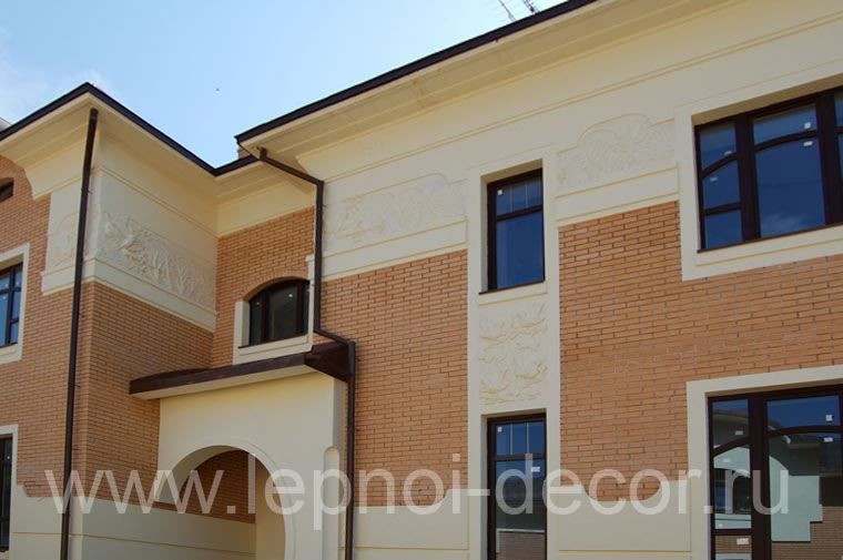 Отделка фасада дома - КП Лесной городок