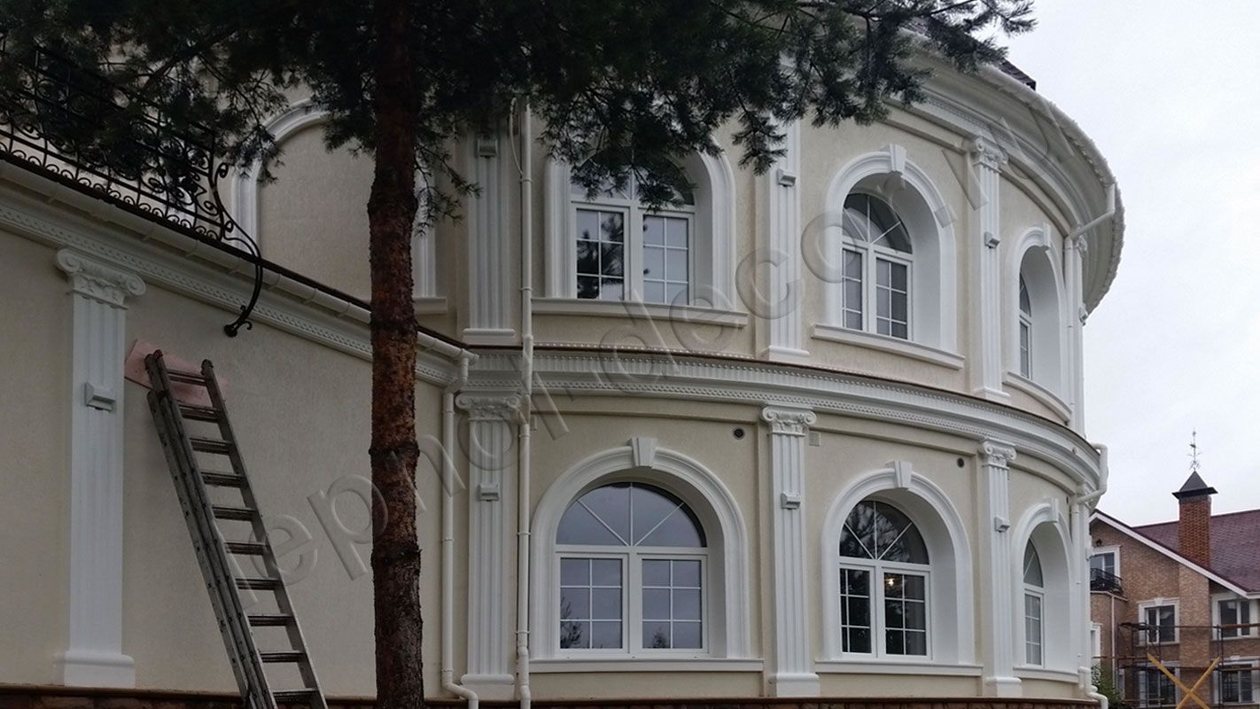 Отделка фасада дома в Московской области