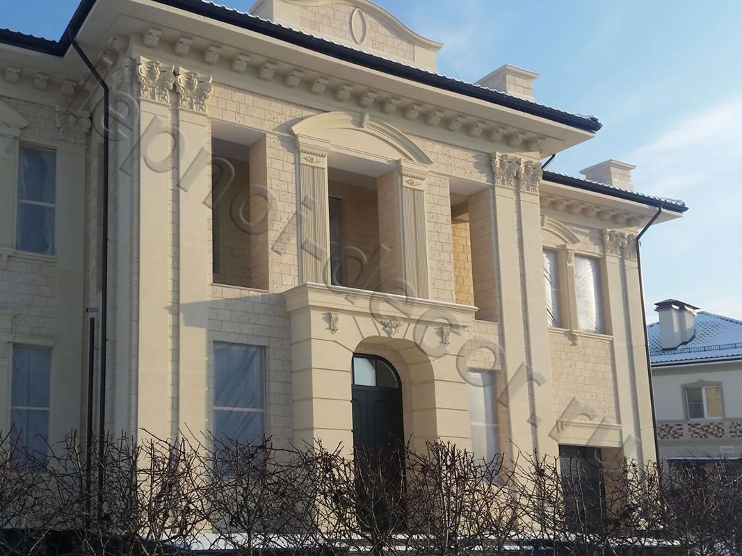 Отделка фасада дома - КП Миллениум парк