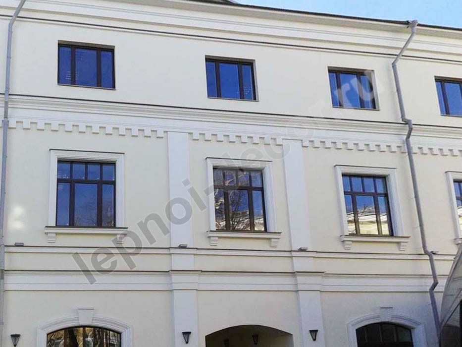 Отделка фасада здания Посольства Республики Беларусь