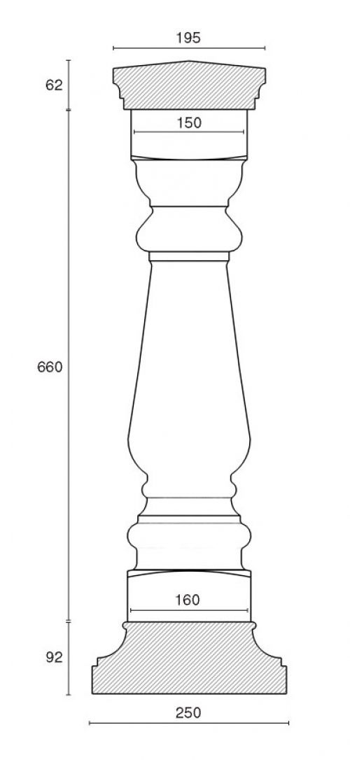 Балясина BL 4