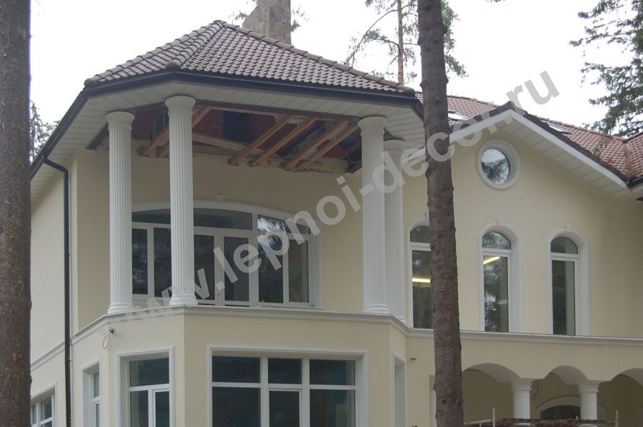 Отделка фасада дома - Николина гора