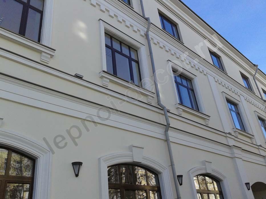 Отделка фасада здания Посольства Республики Беларусь