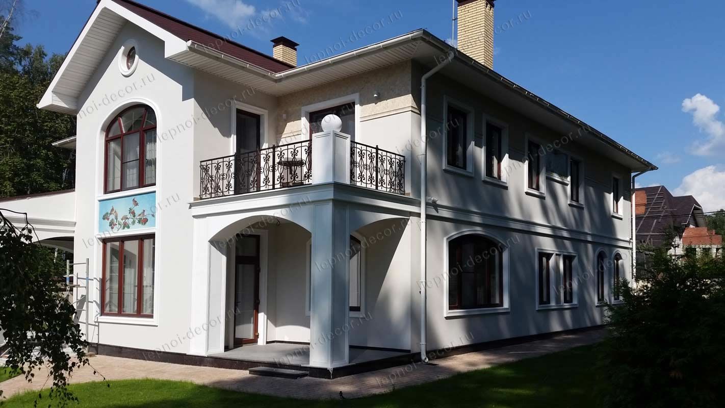 Отделка фасада дома по Новорижскому шоссе