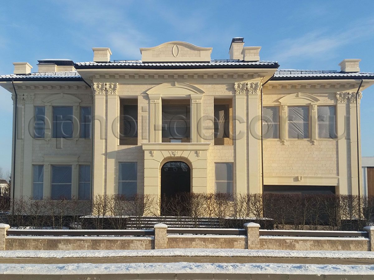 Отделка фасада дома - КП Миллениум парк