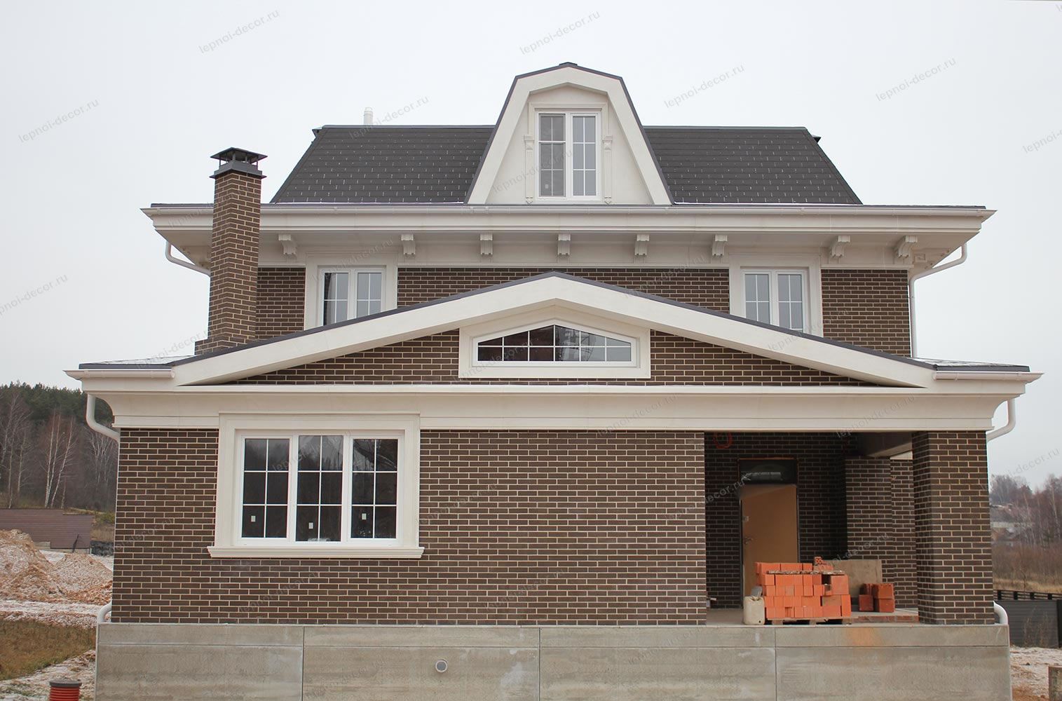 Отделка фасада дома по Новорижскому шоссе